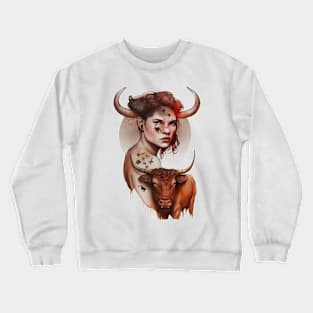 Earthen Horoscope: Taurus Crewneck Sweatshirt